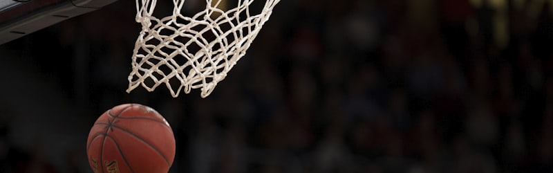 篮球运动员扣篮精彩瞬间，背景是欢呼的观众